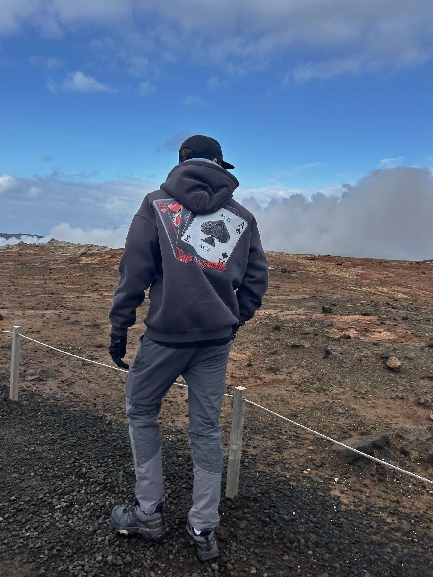 4 aces zip up hoodie